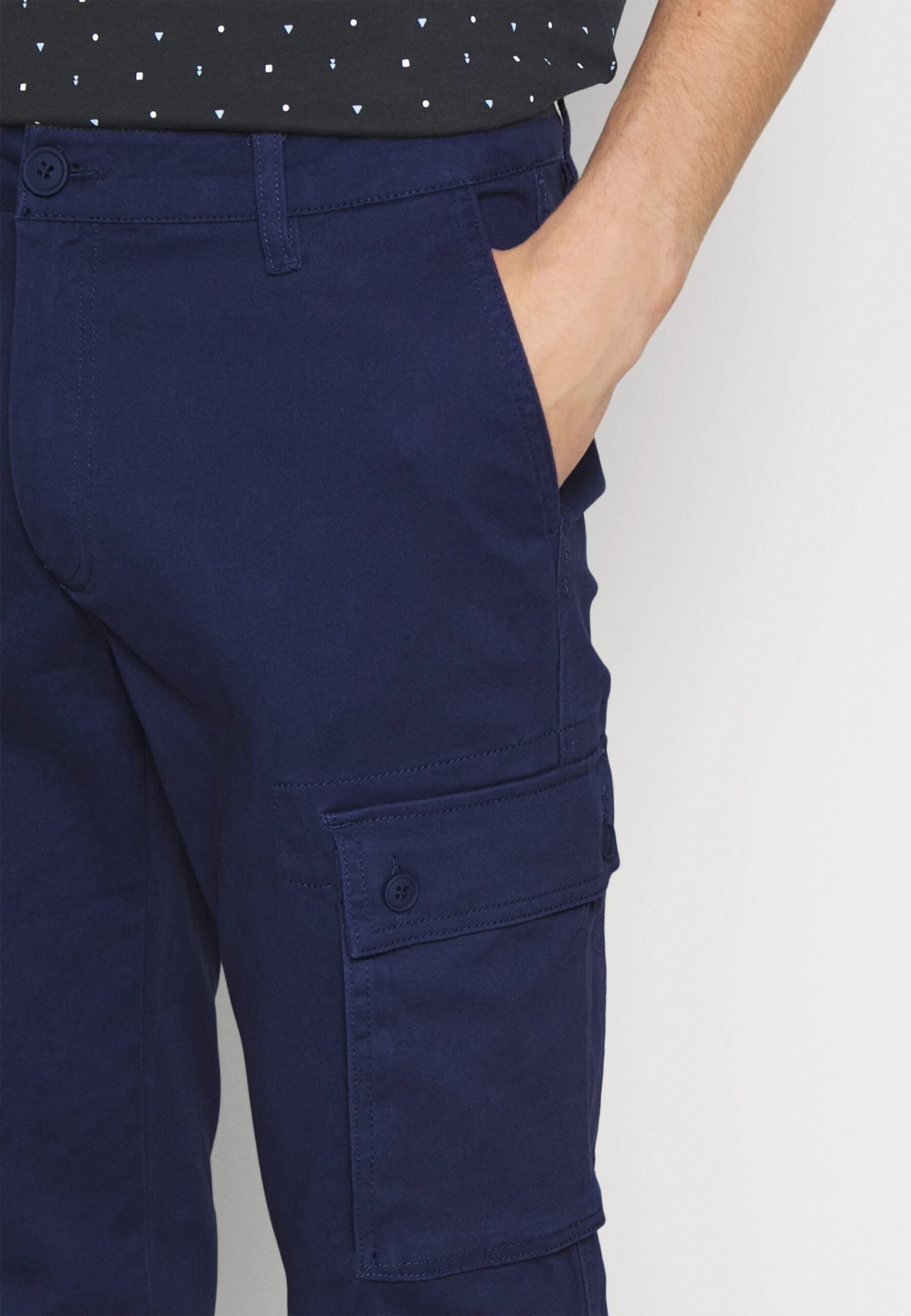 Pier One Cargo Trousers - Dark Blue 7 Pier One Cargo Trousers - Dark Blue - Image 5