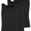 Pier One 3 Pack - Undershirt - Black -Pier One Vogue 06762bfe9206436092ff534aaedde4f6