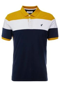 Pier One Polo Shirt - Dark Blue/Mustard -Pier One Vogue 0b5fce5dbc704513a7b73ce874c509e3