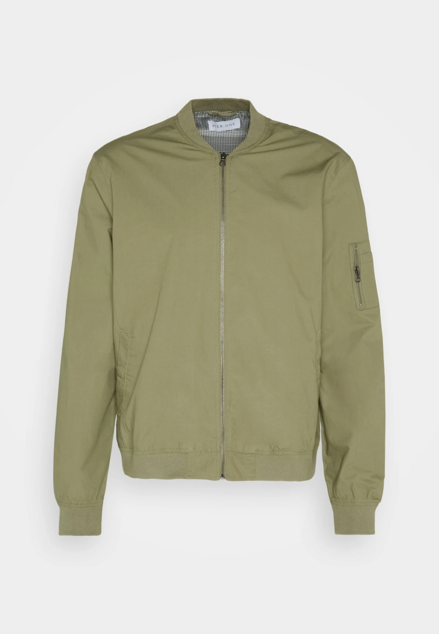 Pier One Bomber Jacket - Olive 7 Pier One Bomber Jacket - Olive - Image 5