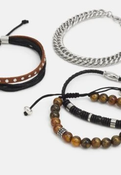 Pier One 4 Pack - Bracelet - Silver-Coloured -Pier One Vogue 160a55536e024fbc8ff5de3525191522