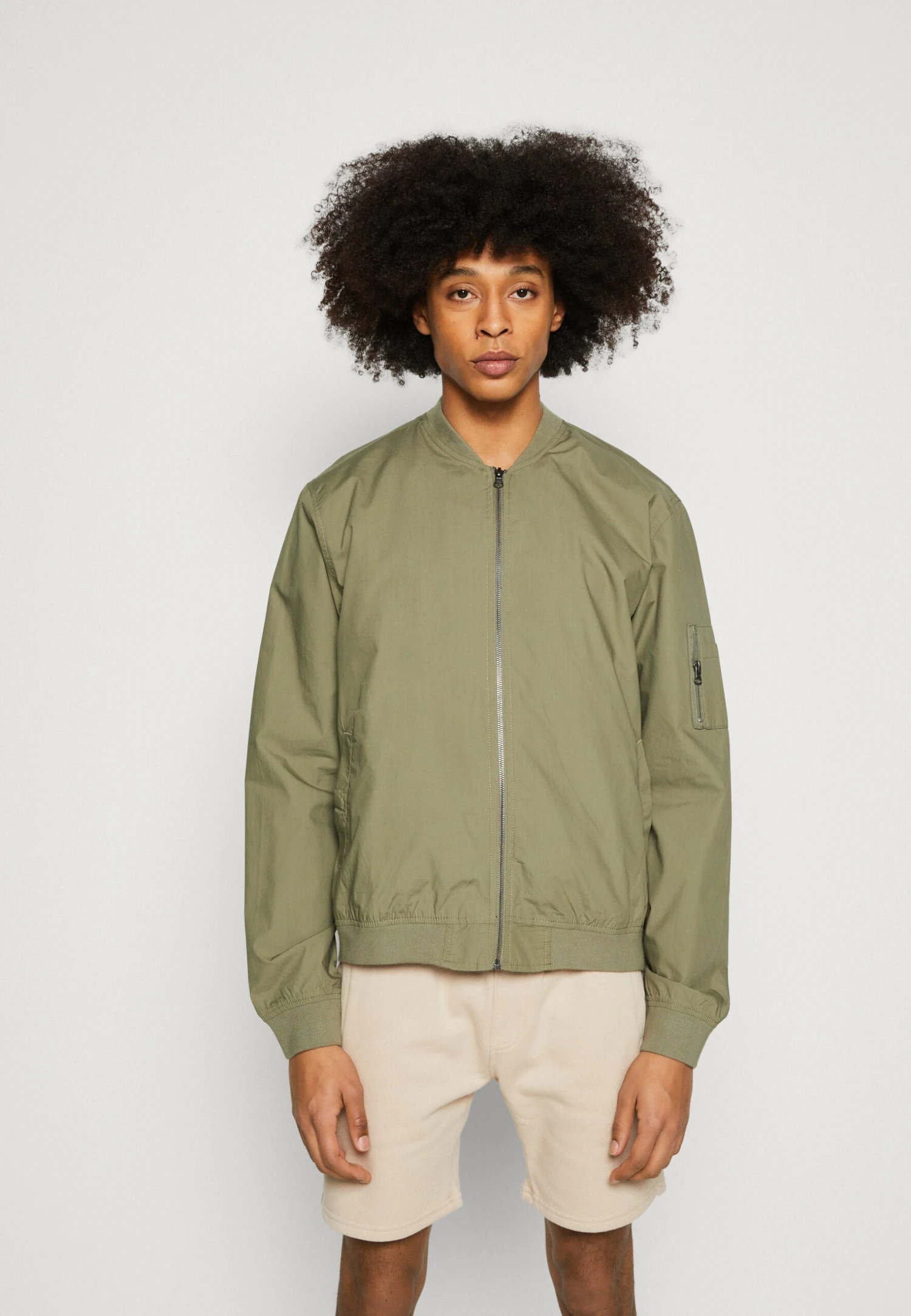 Pier One Bomber Jacket - Olive 3 Pier One Bomber Jacket - Olive