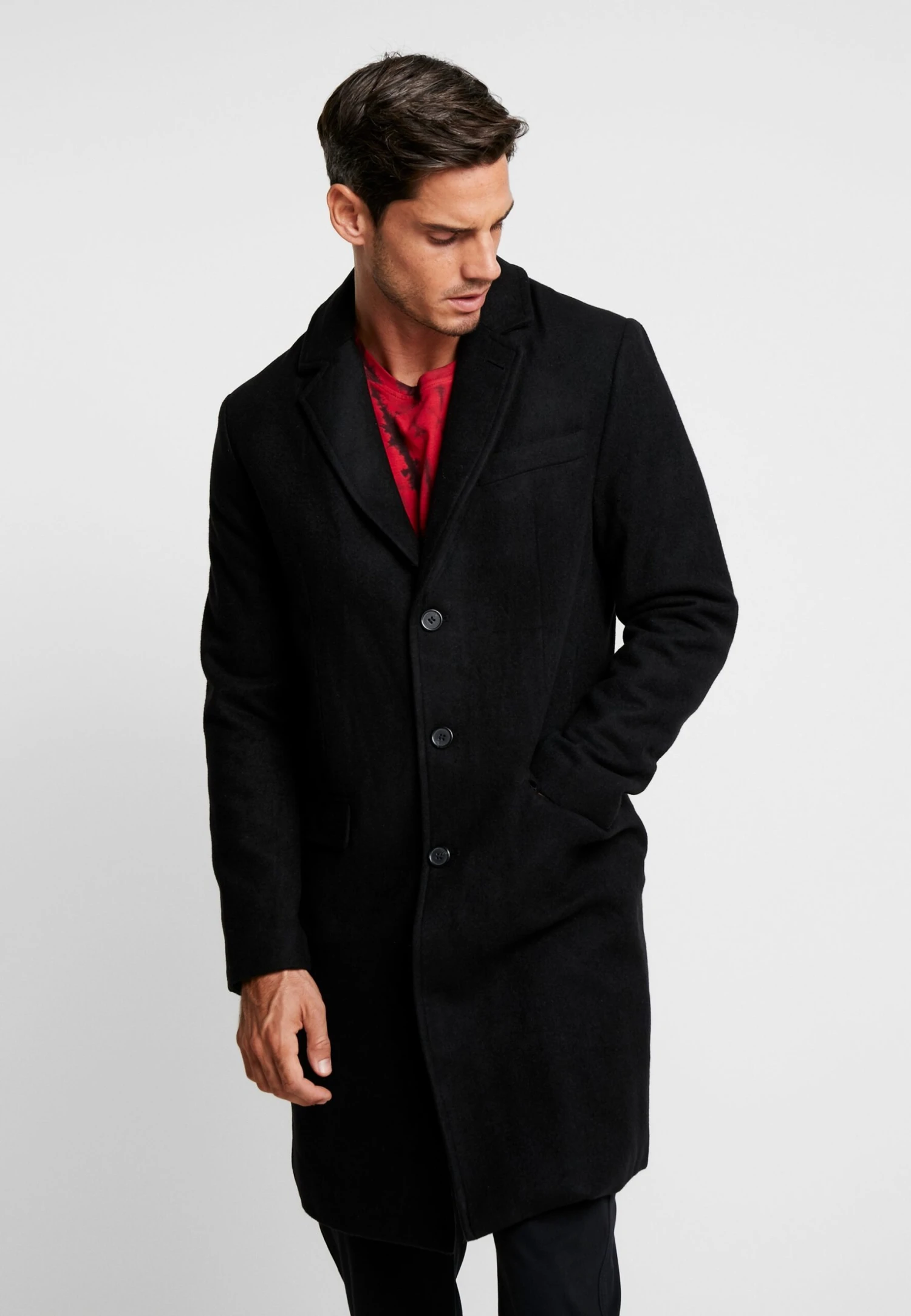 Pier One Classic Coat - Black 6 Pier One Classic Coat - Black - Image 4