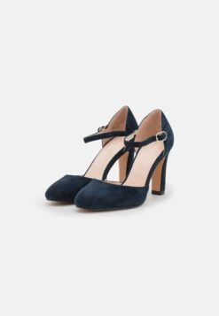 Pier One Leather- Classic Heels - Dark Blue -Pier One Vogue 222f8979e77f4fa68bf034b2980a3488