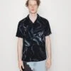 Pier One Marble Resort Unisex - Shirt - Black -Pier One Vogue 27175c2828f34493ab851f12755221f5
