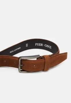 Pier One Leather Unisex - Belt - Cognac -Pier One Vogue 2a7a4da287ac4e3aa1f4ad0c94503e0d