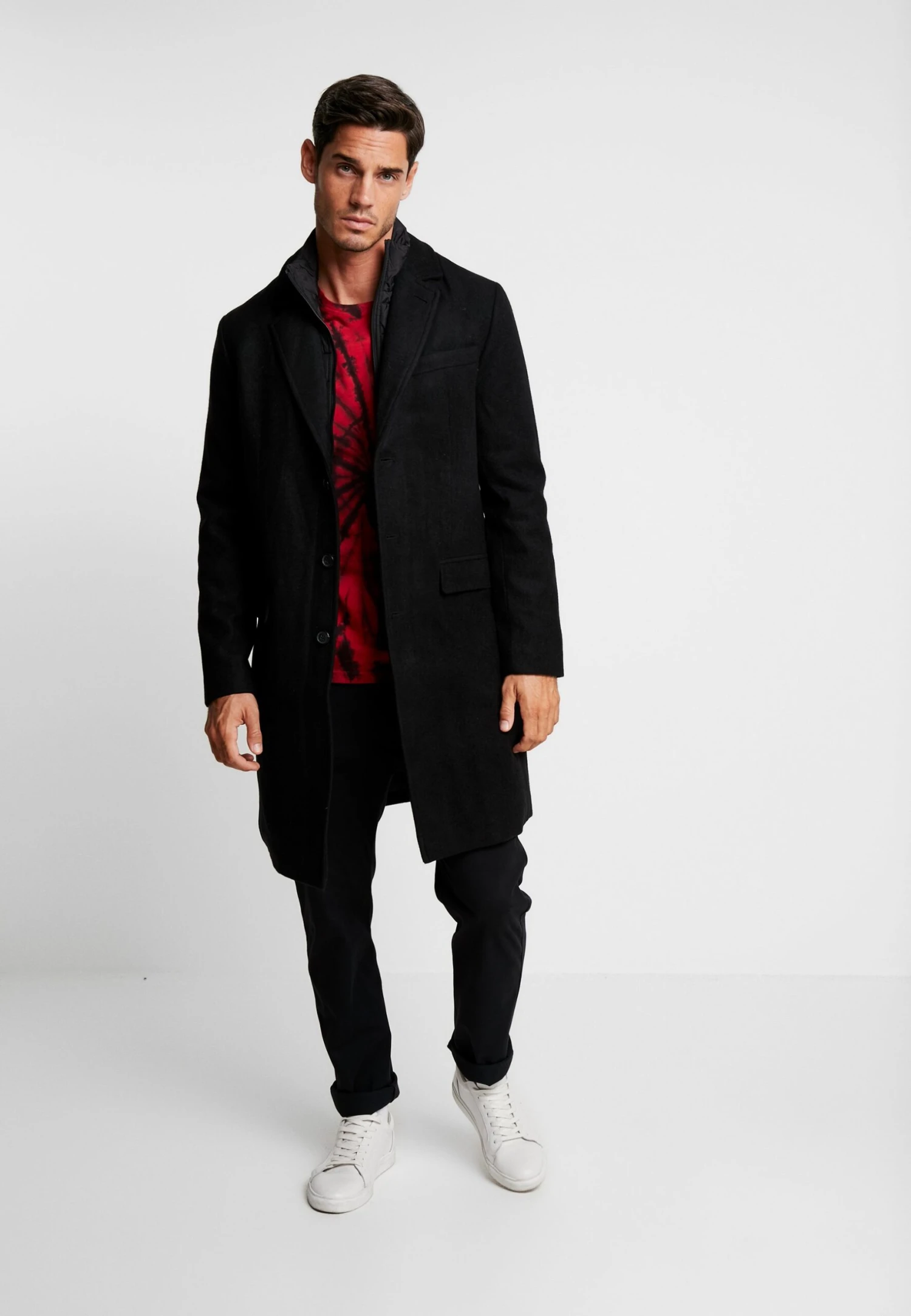 Pier One Classic Coat - Black 4 Pier One Classic Coat - Black - Image 2