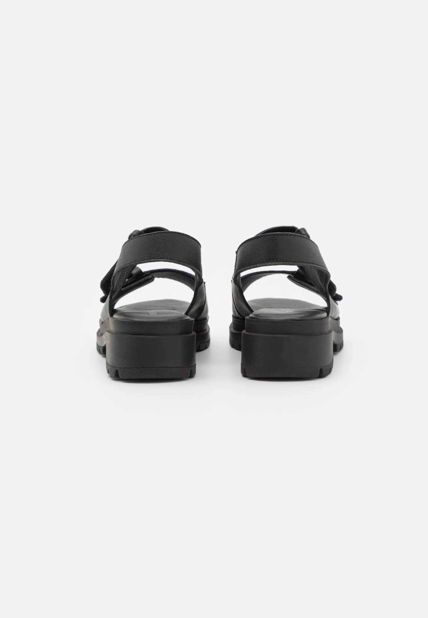 Pier One Leather- Sandals - Black 6 Pier One Leather- Sandals - Black - Image 4