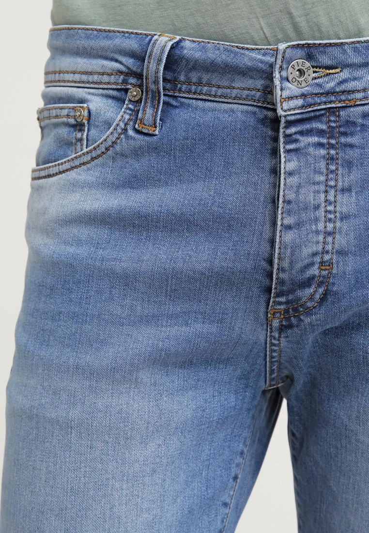 Pier One Slim Fit Jeans - Light Blue Denim 7 Pier One Slim Fit Jeans - Light Blue Denim - Image 5