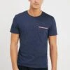 Pier One Basic T-Shirt - Mottled Dark Blue -Pier One Vogue 3808233523534da4aade7a1fd6fb5cc6