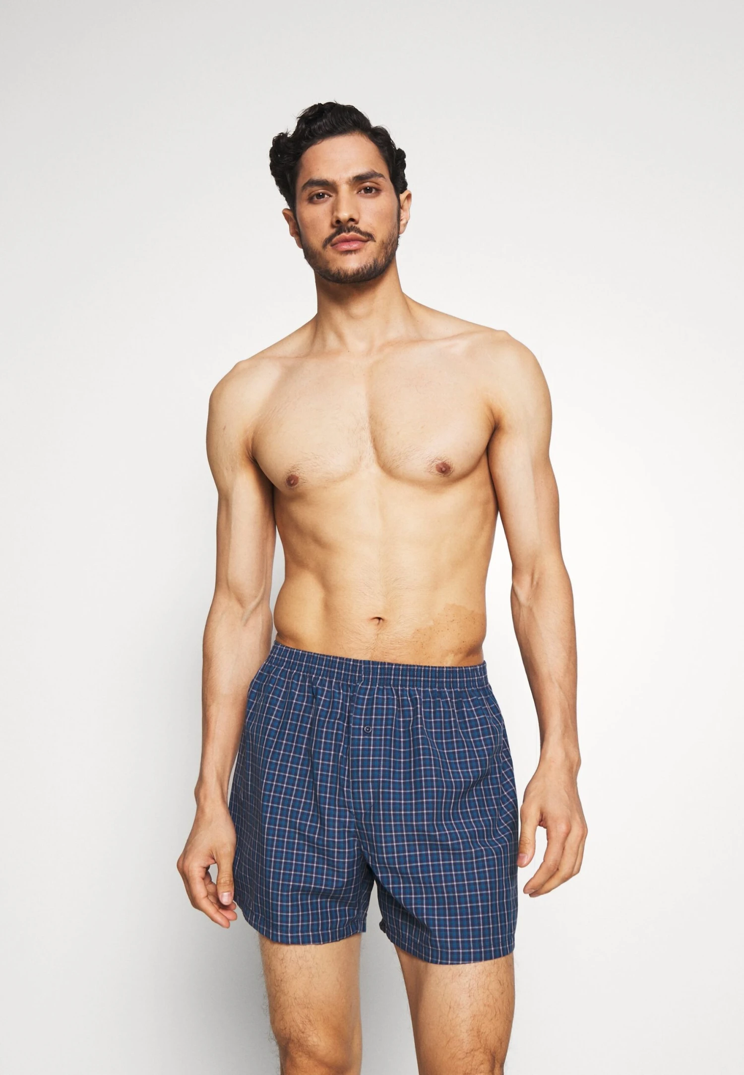 Pier One 5 Pack - Boxer Shorts - Dark Blue/Blue 3 Pier One 5 Pack - Boxer Shorts - Dark Blue/Blue