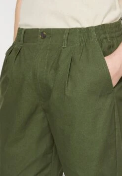 Pier One Trousers - Olive -Pier One Vogue 40a330a31f5f4b608a54cdf0bdada324