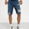 Pier One Denim Shorts - Dark Blue Denim 1 Pier One Denim Shorts - Dark Blue Denim -Pier One Vogue 4339318a9d5945b59f53f364edca03d2