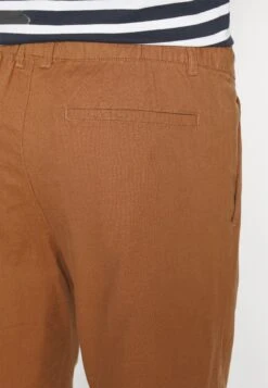 Pier One Linen Blend Drawcord Shorts- Shorts - Brown -Pier One Vogue 47f3ba1fb7dc4b3aa672e604b9fed1fe