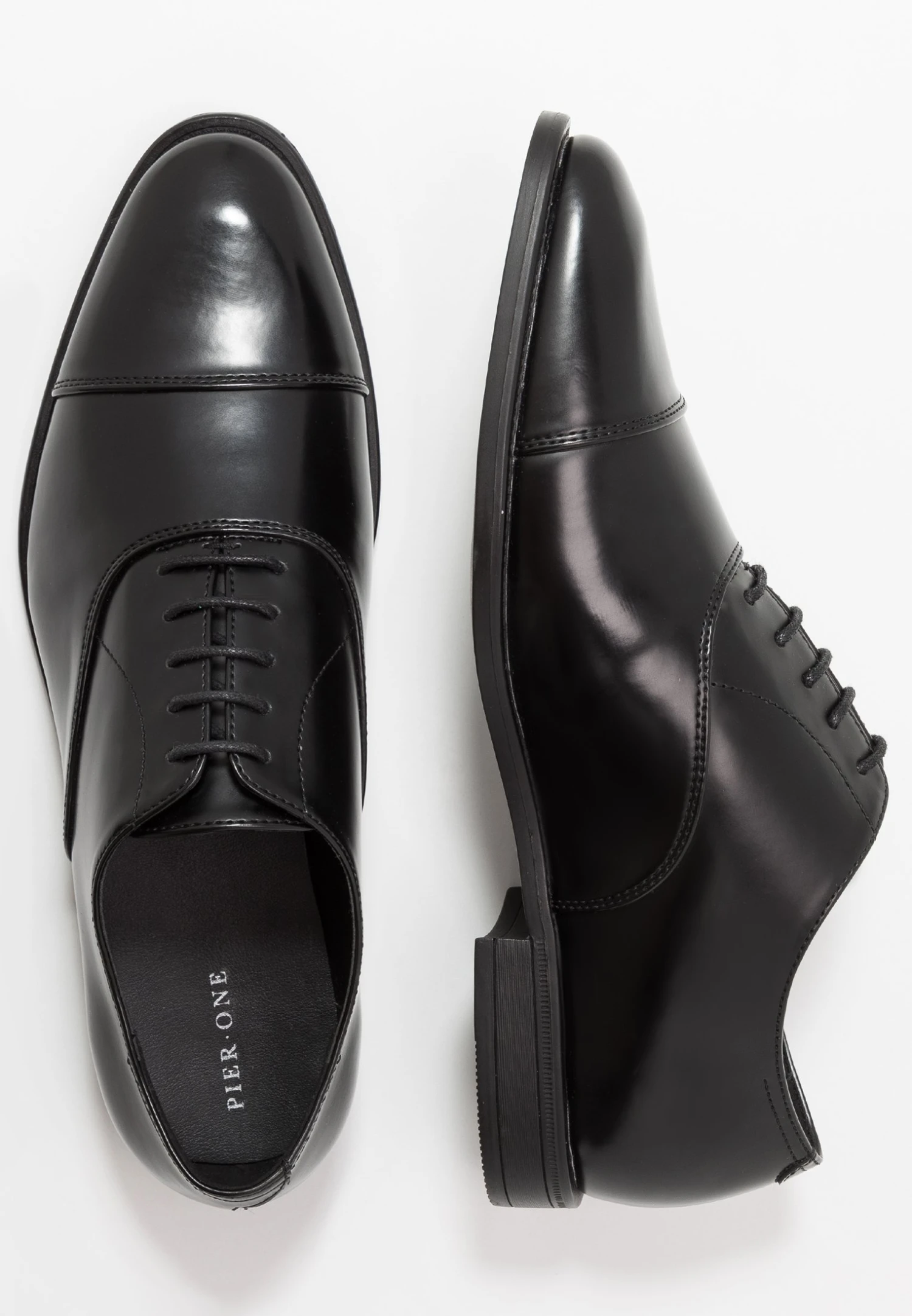 Pier One Smart Lace-Ups - Black 4 Pier One Smart Lace-Ups - Black - Image 2