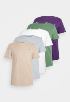 Pier One Unisex 5 Pack - Basic T-Shirt -Pier One Vogue 4dab7af2179d4e539c84571a9836ad97