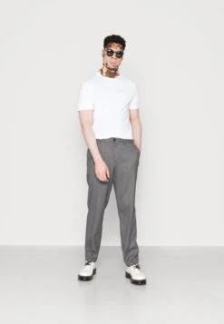 Pier One 10 Pack - Basic T-Shirt - White/Black