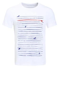 Pier One Print T-Shirt - White -Pier One Vogue 537b55fa904246f7a8a803f53d014564