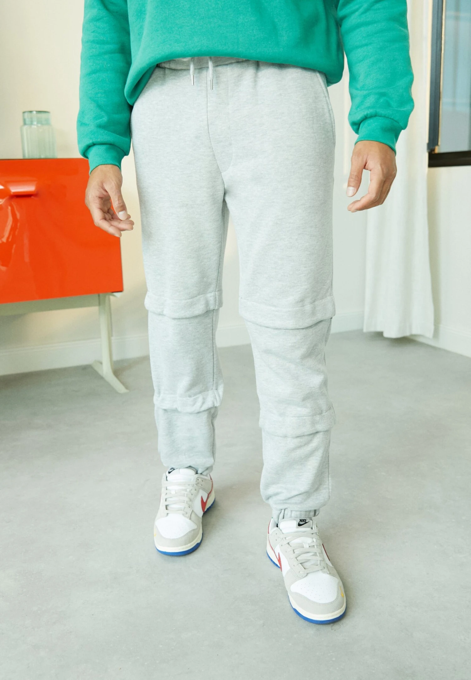 Pier One Tracksuit Bottoms - Mottled Light Grey 3 Pier One Tracksuit Bottoms - Mottled Light Grey