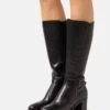 Pier One Leather - Boots - Black 1 Pier One Leather - Boots - Black -Pier One Vogue 60f0305eac3b44d1b4442429f05d1145