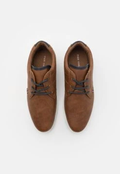 Pier One Casual Lace-Ups - Cognac/White -Pier One Vogue 640bfce7340948fdabf914861e9bbb2b