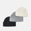 Pier One Unisex 3 Pack - Beanie - Black/White/Grey 1 Pier One Unisex 3 Pack - Beanie - Black/White/Grey -Pier One Vogue 6a7fb1651b45408db7e99ab385714124
