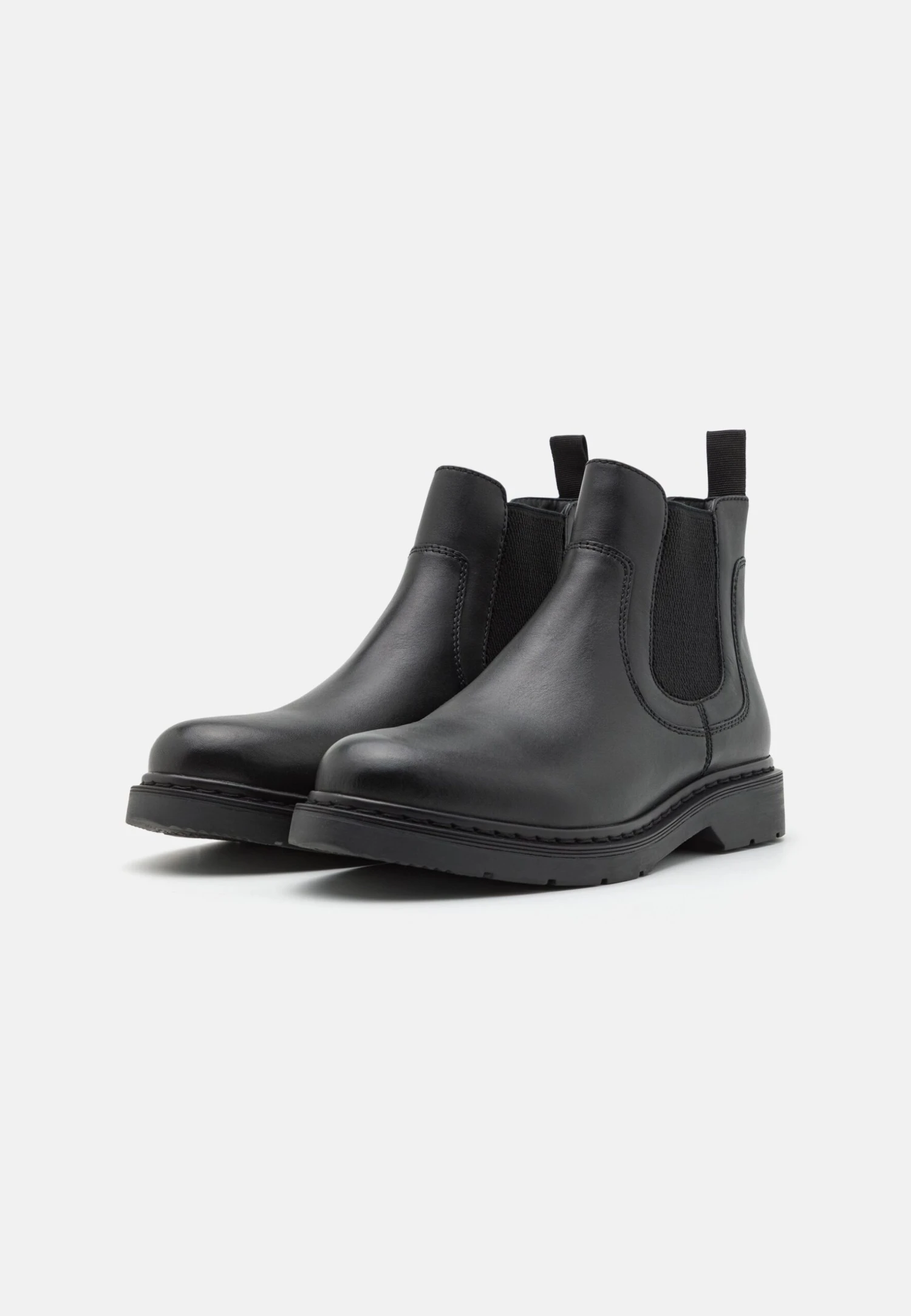 Pier One Leather - Classic Ankle Boots - Black 4 Pier One Leather - Classic Ankle Boots - Black - Image 2