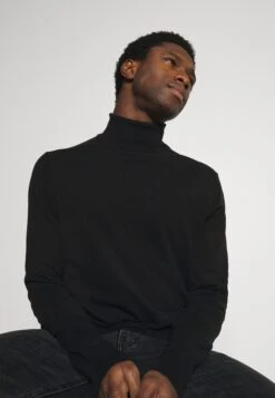 Pier One 2 Pack - Basic Turtleneck - Jumper - Black/Mottled Light Grey -Pier One Vogue 70bf9efa679346b9b89aa31bf5c100f0