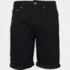 Pier One Denim Shorts - Black Denim -Pier One Vogue 71de1b2235c34e209de888b94b5432e6