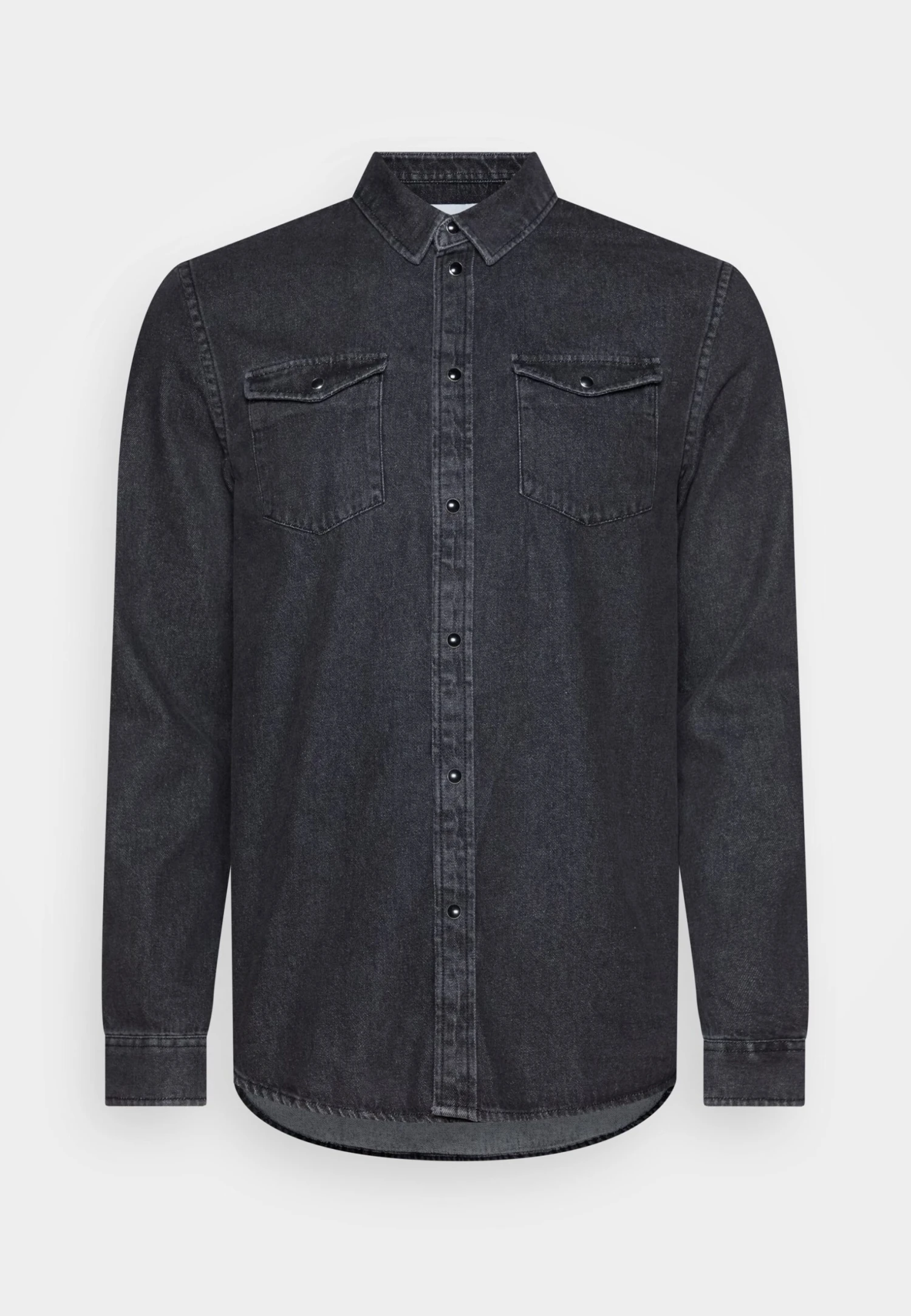 Pier One Denim - Shirt - Black 3 Pier One Denim - Shirt - Black