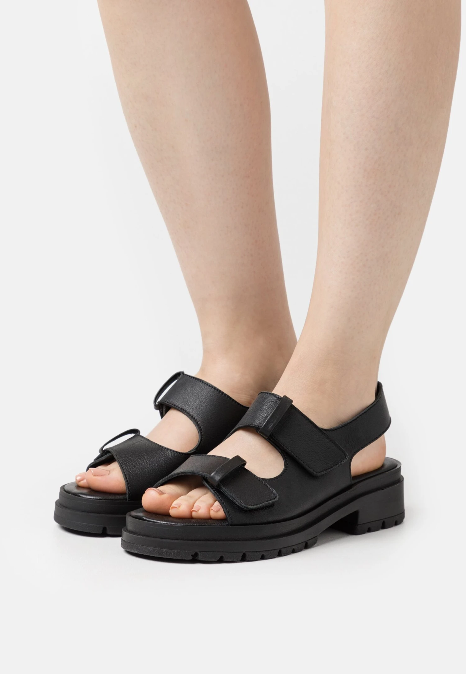 Pier One Leather- Sandals - Black 3 Pier One Leather- Sandals - Black