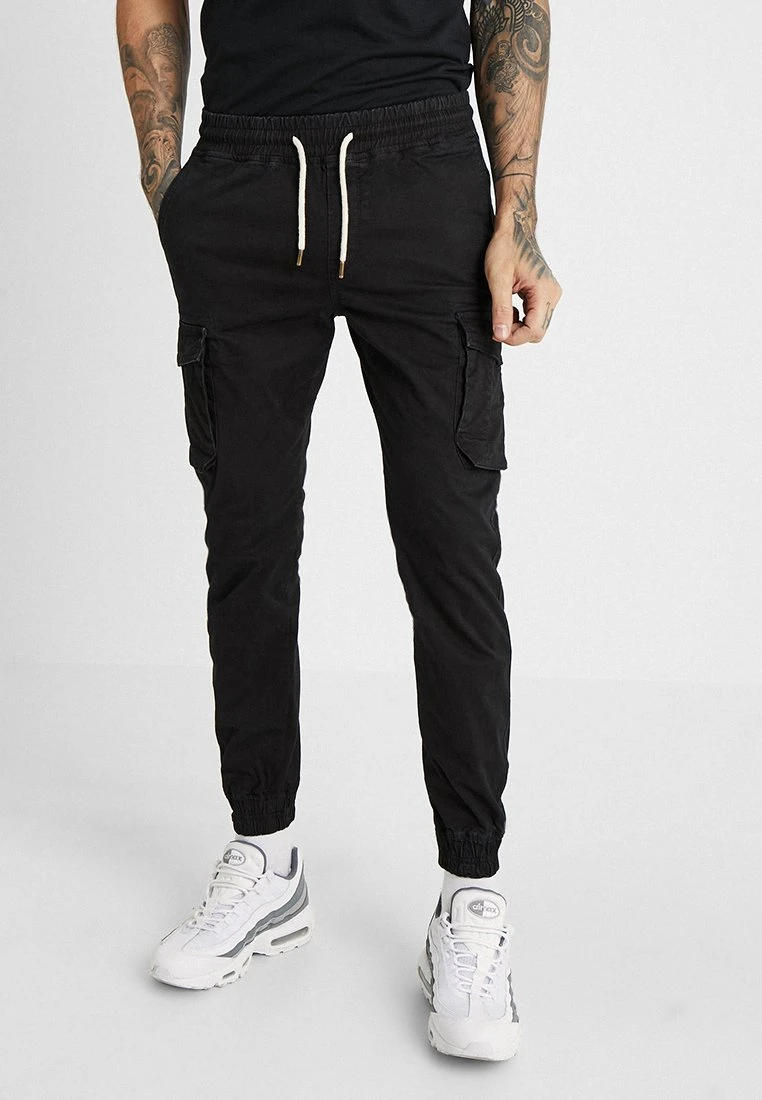 Pier One Cargo Trousers - Black 3 Pier One Cargo Trousers - Black