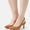 Pier One Leather- Classic Heels - Cognac -Pier One Vogue 87fb268627b1441d9e64743b6142fa90