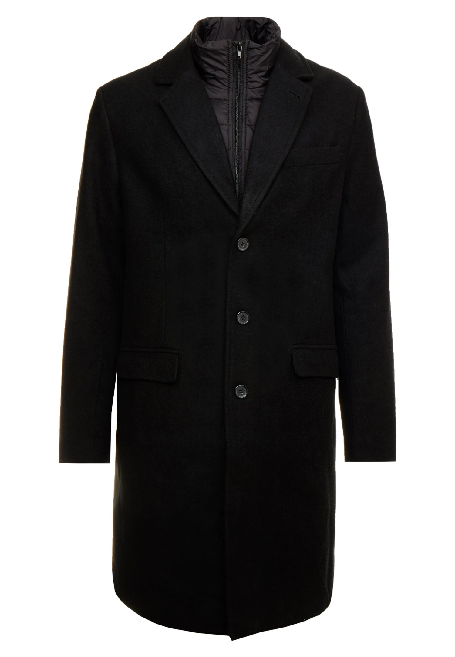 Pier One Classic Coat - Black 8 Pier One Classic Coat - Black - Image 6