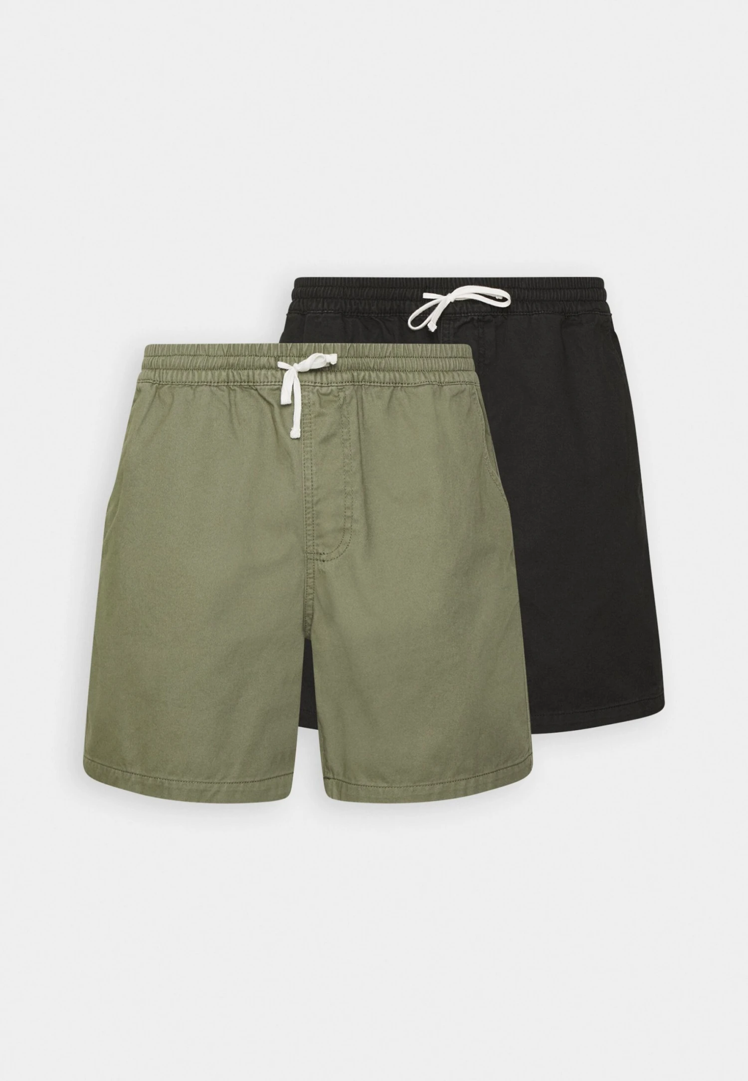 Pier One 2 Pack - Shorts - Olive/Black 7 Pier One 2 Pack - Shorts - Olive/Black - Image 5