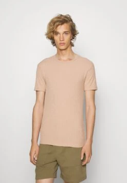 Pier One Basic T-Shirt - Taupe