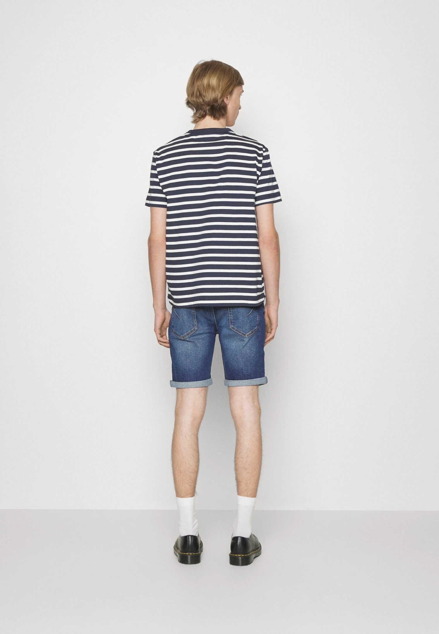 Pier One Denim Shorts - Dark Blue Denim 5 Pier One Denim Shorts - Dark Blue Denim - Image 3