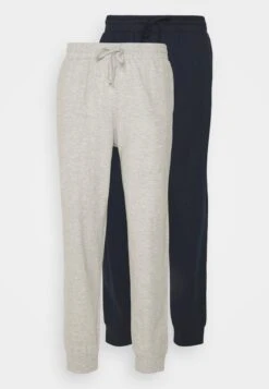 Pier One 2 Pack - Pyjama Bottoms - Dark Blue/Mottled Light Grey -Pier One Vogue a09bfd20bcd84e39aeecebf2df10c7b2