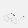 Pier One Unisex - Blue Light Glasses - Silver -Pier One Vogue a16c5c71d95e4bfe9e3e62eaa2938049