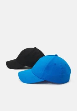 Pier One Unisex 2 Pack - Cap - Black/Blue -Pier One Vogue a3222d339bdc4db48163ddac86f243fe