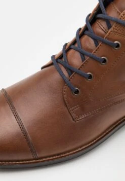 Pier One Leather - Lace-Up Ankle Boots - Cognac -Pier One Vogue a41644e556154fdc8a8a3342115f0f6a