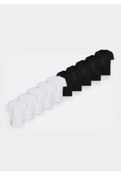 Pier One 10 Pack - Basic T-Shirt - White/Black 12 Pier One 10 Pack - Basic T-Shirt - White/Black -Pier One Vogue a47858ffbc3a4fd8908751110de7e4fb