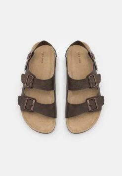 Pier One Unisex - Sandals - Dark Brown -Pier One Vogue a689817c07e34f47aa63a98de89f094a