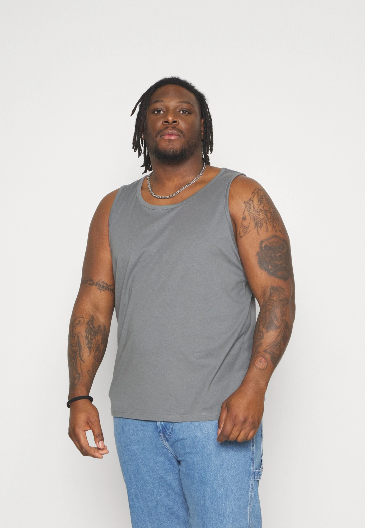 Pier One 3 Pack- Top - Black/Grey/Khaki 7 Pier One 3 Pack- Top - Black/Grey/Khaki - Image 5