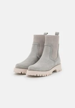 Pier One Leather - Platform Ankle Boots - Grey -Pier One Vogue ab4c46319fea40638e0bbd9a9c72810e