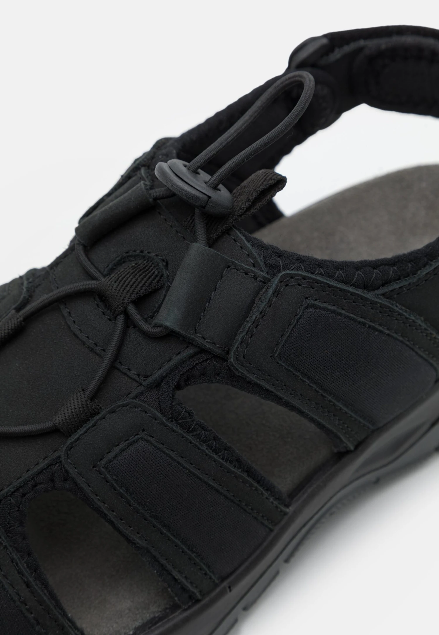 Pier One Leather - Walking Sandals - Black 8 Pier One Leather - Walking Sandals - Black - Image 6