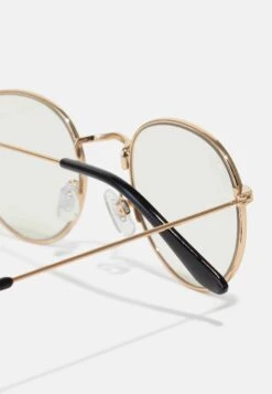 Pier One Unisex - Blue Light Glasses -Gold- Coloured -Pier One Vogue ac78d7d3c1554ff8bf47378090da46c3