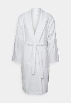 Pier One Shawl Towel Bathrobe - Dressing Gown - White -Pier One Vogue ae61951bd55140ac9d167b819a7964f5