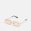 Pier One Unisex - Sunglasses - Silver-Coloured, Orange -Pier One Vogue b33976f6e44349a1b7687bc073608575