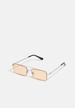 Pier One Unisex - Sunglasses - Silver-Coloured, Orange